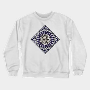Vintage Marrakesh Mosaic, Moroccan Tiles Crewneck Sweatshirt